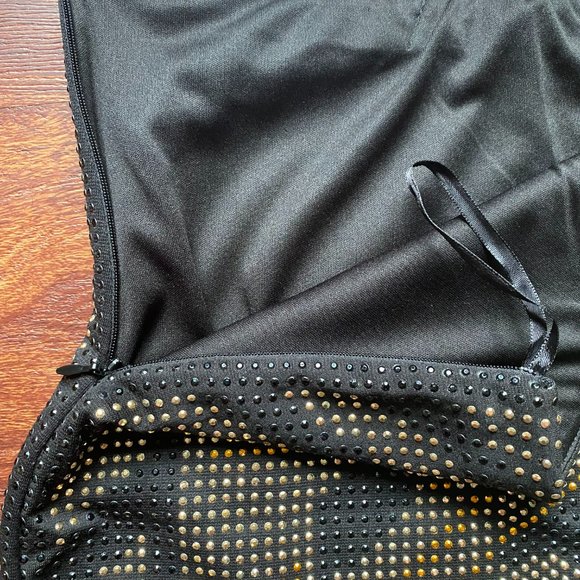 Romeo + Juliet New Year's Eve black miniskirt with metallic beading - Picture 6 of 6